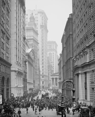 Broad Street, New York City, c.1905 da Detroit Publishing Co.